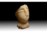 An Alabaster Head of a Male